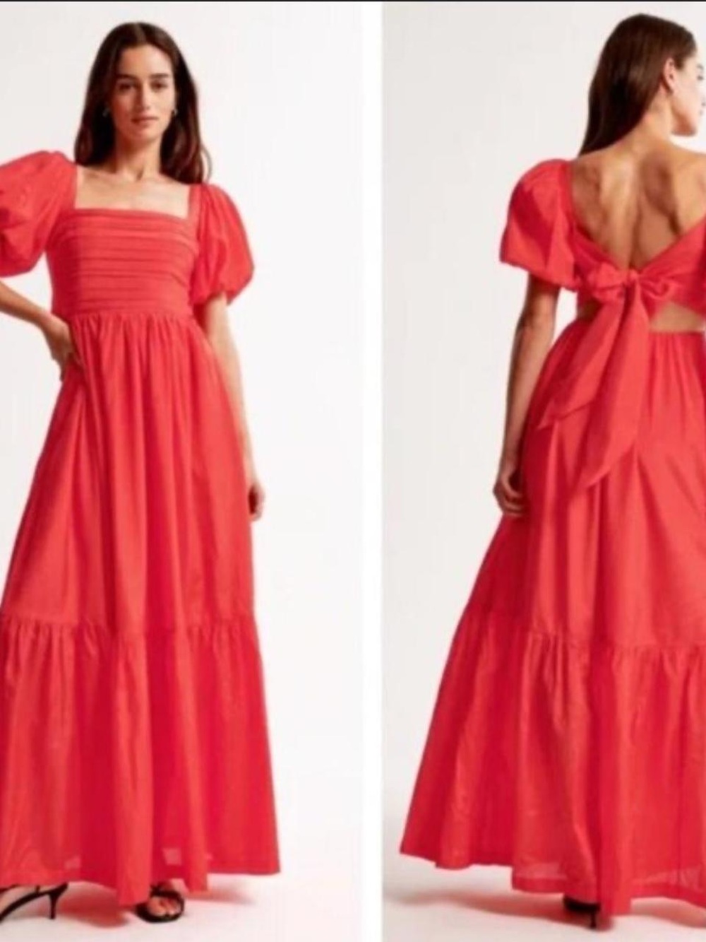 Abercrombie | Emerson Drama Bow-Back Tall Maxi Dress - Picture 5 of 6